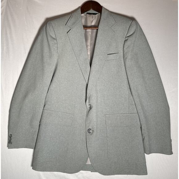 Magic Stretch By Hagger Made In USA Men’s Grey Blazer Sz 38 - Picture 1 of 13